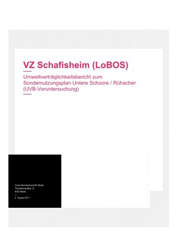 VZ Schafisheim (LoBOS) - Gemeinde Schafisheim