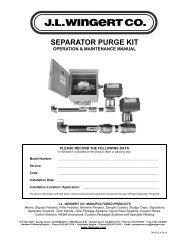 SEPARATOR PURGE KIT - JL Wingert Company