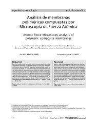 Análisis de membranas poliméricas compuestas por Microscopía de ...