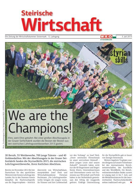 We are the Champions! - Gute Noten für Lehre und Berufsschulen