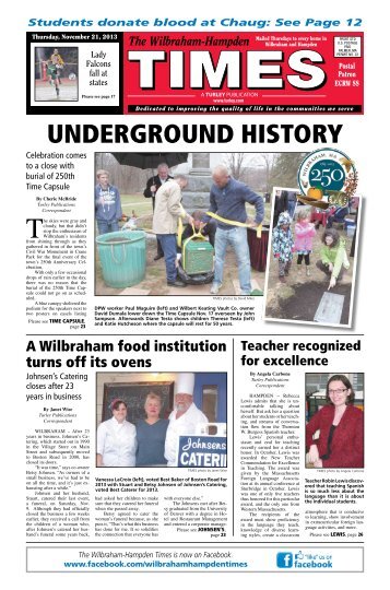 November 21, 2013 PDF Edition - Wilbraham-Hampden Times