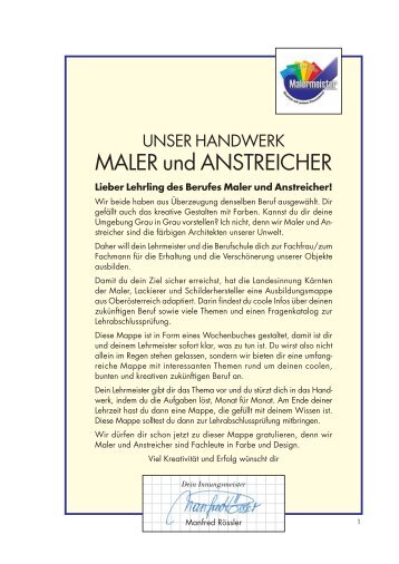 MALER und ANSTREICHER - Malermeister Kärnten