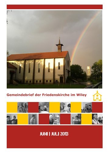 JUNI | JULI 2013 - Friedenskirche Neu-Ulm