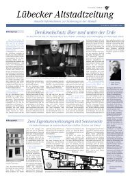 Lübecker Altstadtzeitung Aktuelle Informationen zur ... - Trave