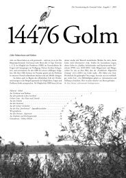 Die Ortsteilzeitung der Gemeinde Golm · Ausgabe 1 · 2005 viele von ...