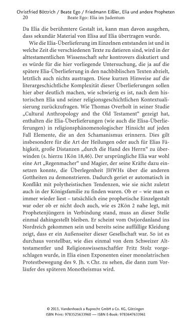 und Leseprobe (PDF) - Vandenhoeck & Ruprecht