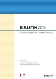 Deutsch (PDF) - Center for Security Studies (CSS) - ETH Zürich