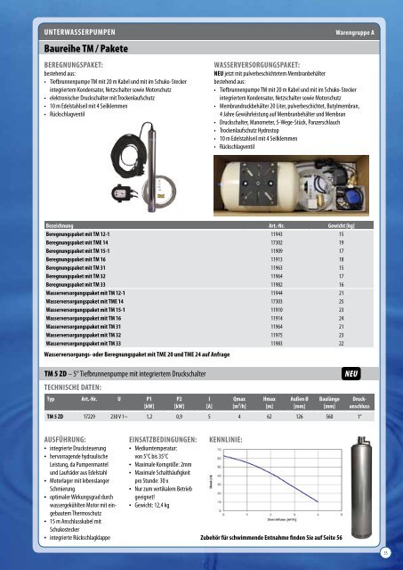 tM 5 zd– schwimmende entnahme - Zehnder Pumpen GmbH