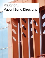 Vacant Land Directory - City of Vaughan