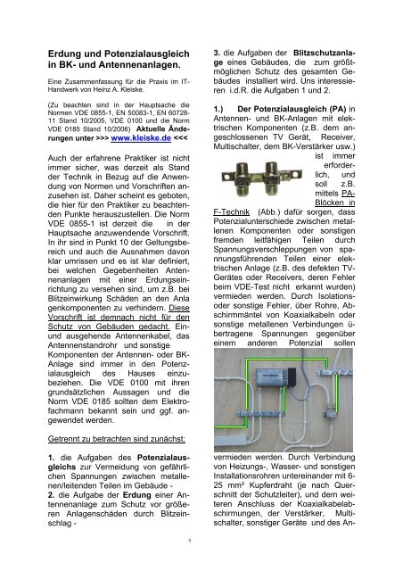 Bltzschutz und Erdung - solarservice.net