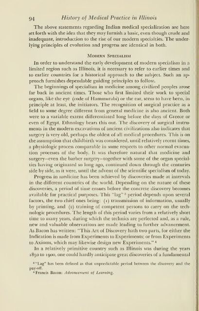 History of medical practice in Illinois - Bushnell Historical Society