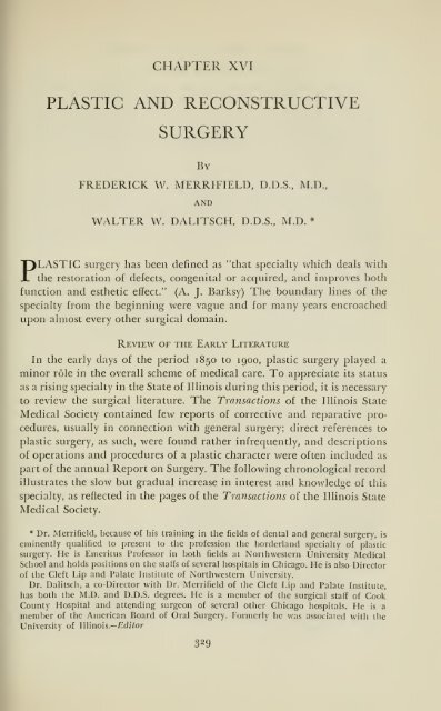 History of medical practice in Illinois - Bushnell Historical Society