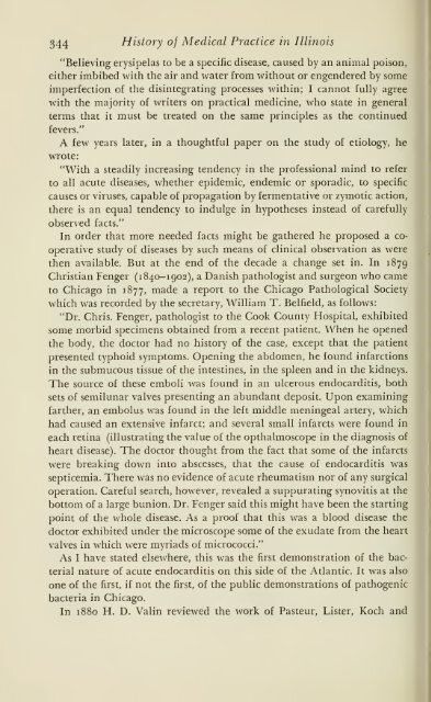 History of medical practice in Illinois - Bushnell Historical Society