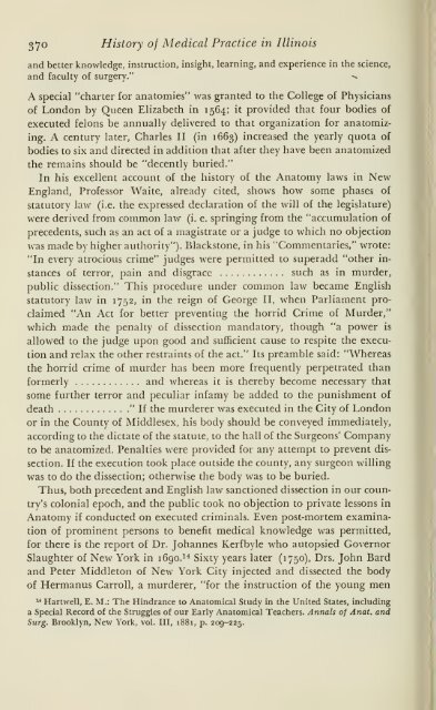 History of medical practice in Illinois - Bushnell Historical Society