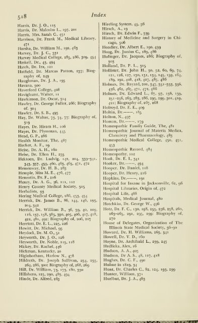 History of medical practice in Illinois - Bushnell Historical Society