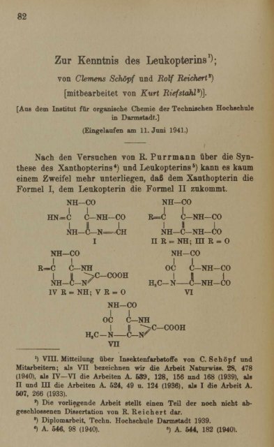 justus liebigs annalen der chemie