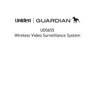 UDS655 Wireless Video Surveillance System - Uniden