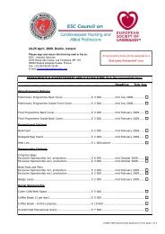 Sponsorship Application Form - ESCexhibition.org, as