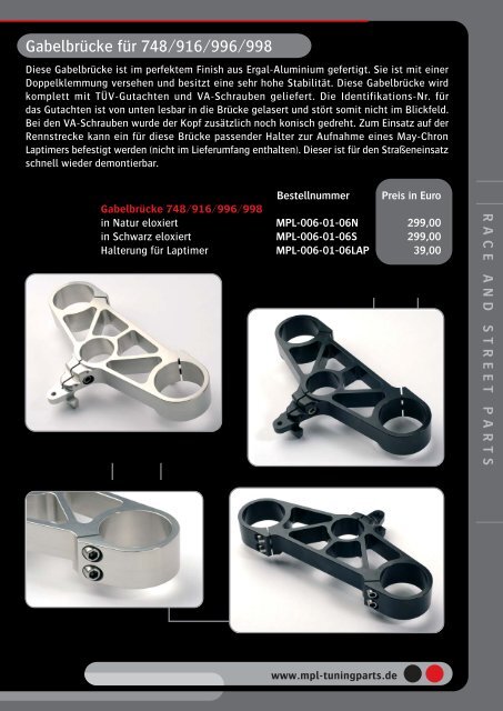 Katalog 2010 Ausgabe 8 auf Deutsch - MPL-Tuningparts