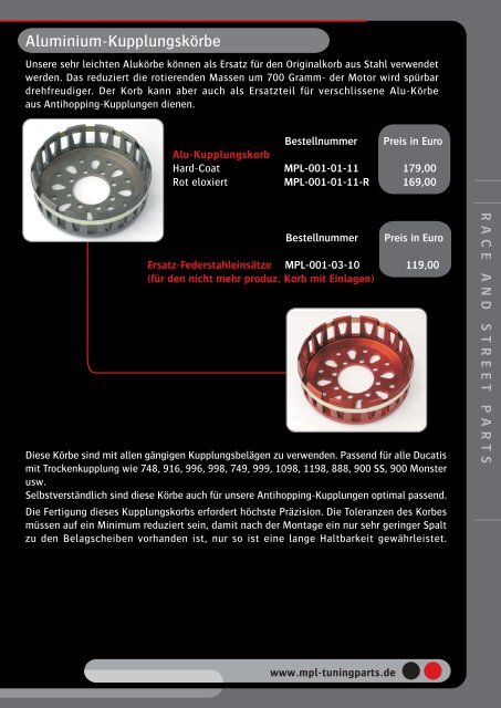 Katalog 2010 Ausgabe 8 auf Deutsch - MPL-Tuningparts