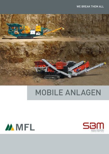 Prospekt Mobile Anlagen - SBM Mineral Processing