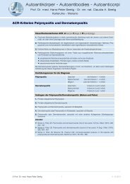 Polymyositis und Dermatomyositis, ACR-Kriterien - H.-P. Seelig