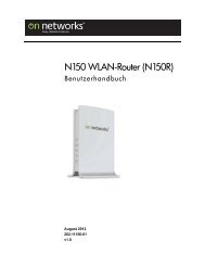 On Networks N150 WiFi Router (N150R) User Manual