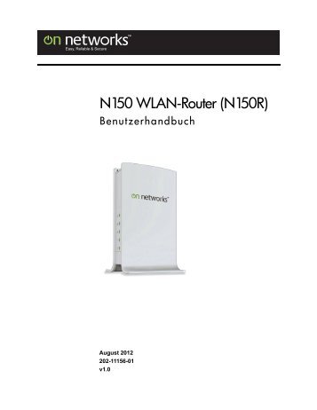 On Networks N150 WiFi Router (N150R) User Manual