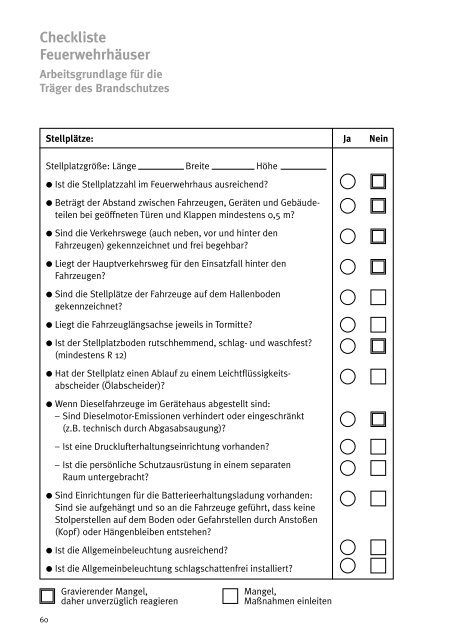 Sicherheit im Feuerwehrhaus - Freiwillige Feuerwehr Warburg