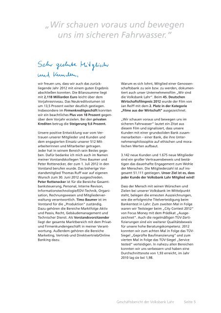 Geschäftsbericht 2012.pdf - Meine Bank vor Ort