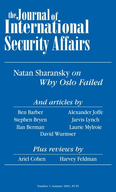 Download the Full Issue - The Journal of International Security Affairs