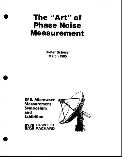 of Phase Noise Measurement - John Miles KE5FX