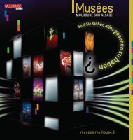 Broschur - Musées Mulhouse Sud Alsace