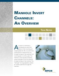 manhole invert channels - National Precast Concrete Association