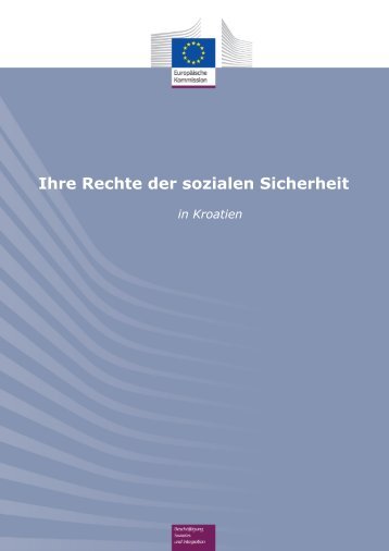 MISSOC Leitfaden der sozialen Sicherheit für Kroatien