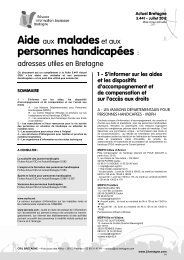 Aide aux malades et aux personnes handicapées - CRIJ Bretagne