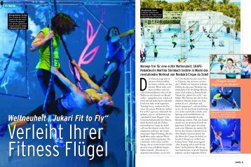 Weltneuheit „Jukari Fit to Fly“ - Martina Steinbach