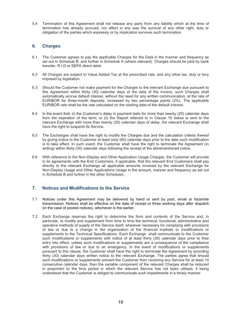 REAL TIME MARKET DATA AGREEMENT - London Stock Exchange