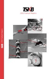 2012 Faaliyet Raporu Harekete Geçin! - TSKB