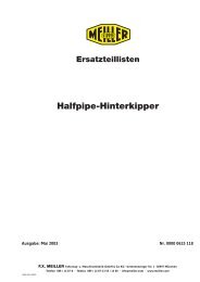 Halfpipe-Hinterkipper - Meiller