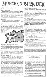 Rules - Munchkin