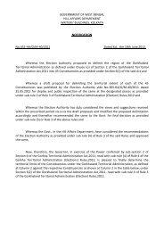 Delimitation Notification - Darjeeling