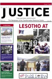 Lesotho at 40.indd - the Transformation Resource Centre