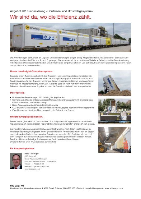 Innofreight Container - SBB Cargo