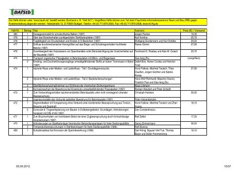 DAfStb-Schriftenreihe, Stand September 2012 (pdf 216 KB