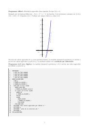 valeur approchée d'une solution de l'équation f(x) - Maths-france.fr