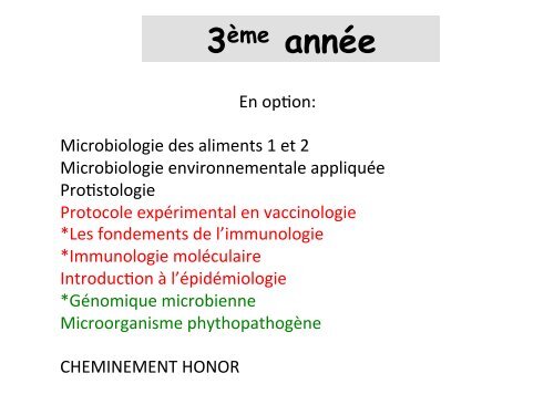 vous trouverez ici - Département de microbiologie et immunologie