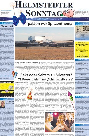 HELMSTEDTER SONNTAG HELMSTEDTER ... - ViP 4 Helmstedt