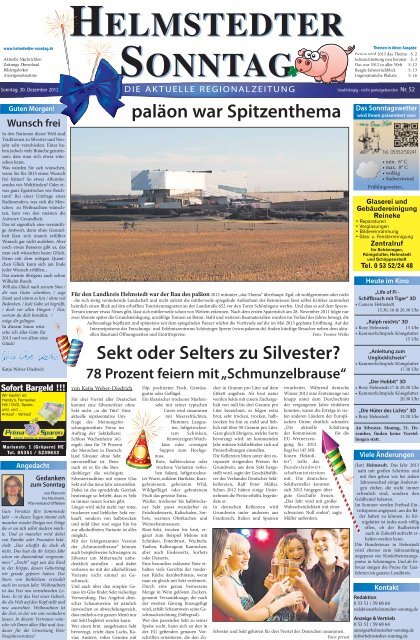 HELMSTEDTER SONNTAG HELMSTEDTER ... - ViP 4 Helmstedt