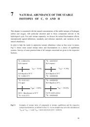 5 NATURAL ABUNDANCE OF THE STABLE ISOTOPES ... - Falw.vu